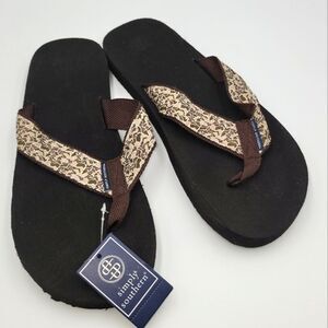 New Simply Southern Men's Camo Flip Flop Sandals XL